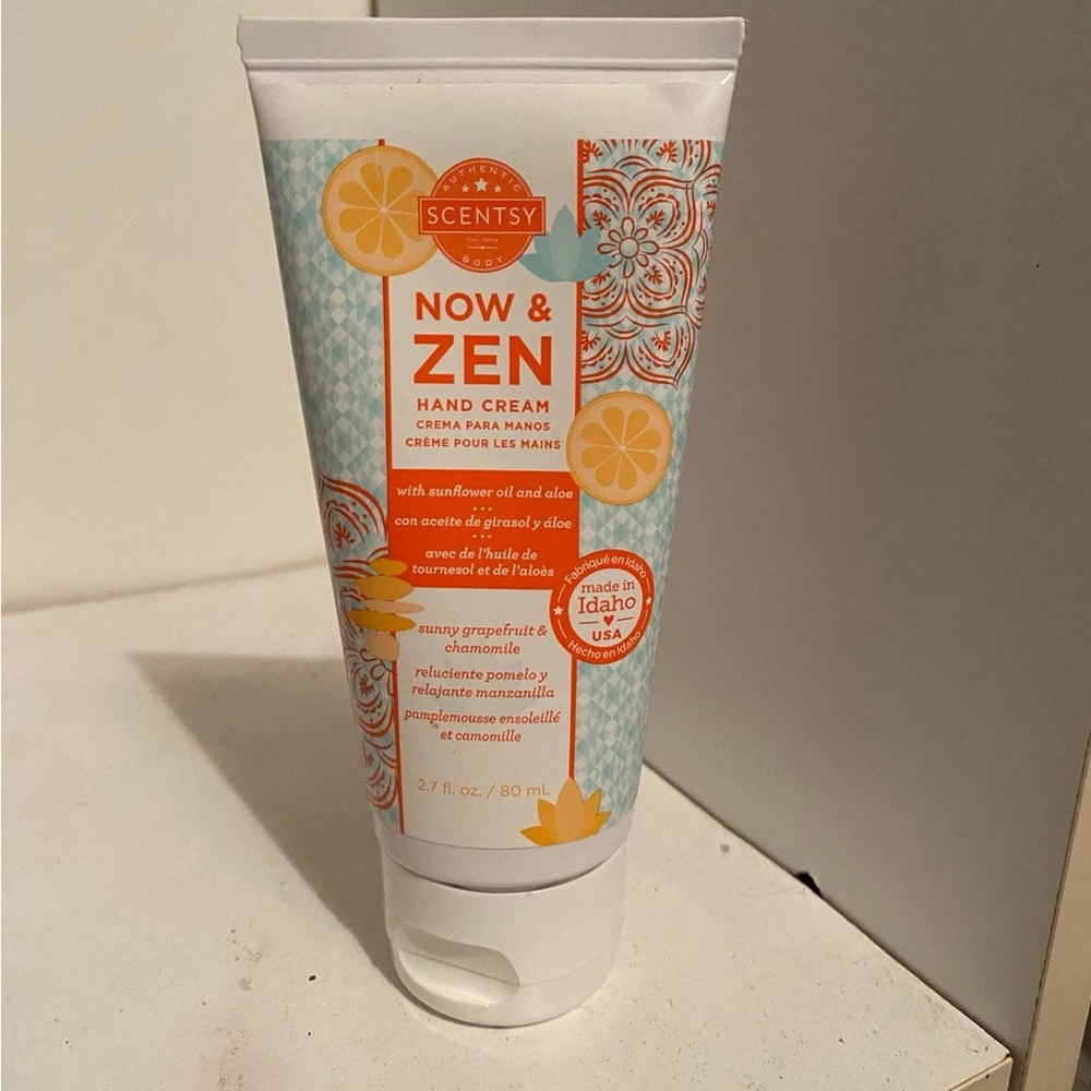 Scentsy Now & Zen Citrus Hand Cream
